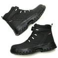 thumbnail image 6 of SKIUHS Men's Safety Steel Toe Work Boots – Breathable, Ankle Support, Industrial Construction Boots, 6 of 8