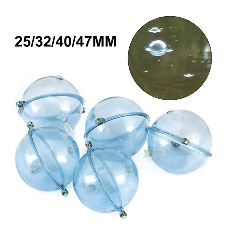 5Pcs/Pack Fishing Float Hollow Ball Bubble Float Adjustable Floating Tackle  Tool 