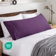 thumbnail image 6 of Bare Home Body Pillowcase - Envelope Closure - Ultra Soft - Double Brushed - Plum, 6 of 7
