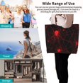 thumbnail image 4 of Yiaed Red Spider On The Web Print Handbag for Women Tote Purse Shoulder Bag Large Fashion Hobo Purse Handbag Shopping Tote, 4 of 5
