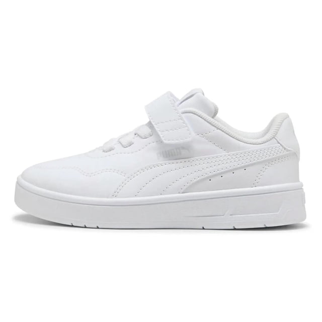 Tenis Puma Court Lally AC+ PS para Niños 17 A 21.5. 402305-05 blanco 21.5