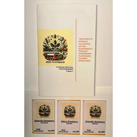 Strawberries Kit: Grow Your Own Sweet and Juicy Strawberries!