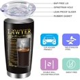thumbnail image 4 of Lawyer Gifts for Men Women Coffee Tumbler 20oz Attorney Insulated Cup, I''m Billing You For This Conversation Tumbler Cup, Law School Gifts Law Practitioners Graduation Ideas Gifts Mug, 4 of 6