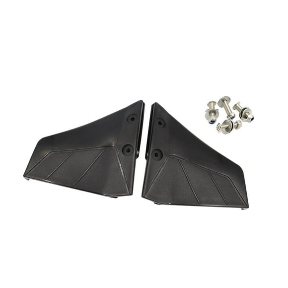 Ximing 2x Hydrofoil Stabilizer Fits 4 to 50 , Engines Molded Aft Hydrofoil, with Bolt Nut Marine Accessories Motor Stabiliser Stern Drives Black