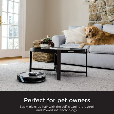 Shark - AI Ultra 2-in-1 Robot Vacuum & Mop with Sonic Mopping, Matrix Clean, Home Mapping, WiFi Connected - Black