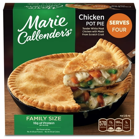 Marie Callender's Chicken Pot Pie, Family Size, Frozen Meal, 45 oz.