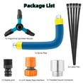 thumbnail image 4 of Water Sprinklers Trampoline Automatic Rotating Sprinkler Summer Outdoor Gardening Water Game Toys Tripod Head Play for Kids, 4 of 6