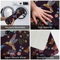 thumbnail image 3 of Rateoe Humming Bird Pattern Flannel Door Mat Indoor Outdoor Entrance, Waterproof All-Weather Doormat,Fade Resistant, Low Profile Entryway Mat 16x24in, 3 of 7