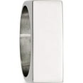 thumbnail image 5 of Stainless Steel Polished Signet Ring (Size 10) Made In China sr342-10, 5 of 5