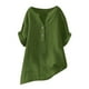 thumbnail image 5 of Top de tallas grandes,Conjunto de top y pantalón corto de manga corta holgado e informal para mujer, 100 % poliéster, cuello en V, ideal para el hogar, sopatenor, 5 of 9