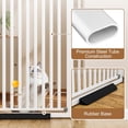 thumbnail image 3 of Extra tall cat door (41 inches), 30-32 inch wide auto-closing pet door with extension kit; drill-free pressure-install dog door suitable for living rooms, hallways, and studies., 3 of 8