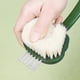 thumbnail image 4 of Cepillo de ducha 3 en 1 de silicona con mango largo para baño, cepillo exfoliante para espalda y cuerpo, suministros para baño, color blanco perla, 4 of 5