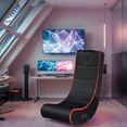 thumbnail image 3 of Video Gaming Chair for Adults,Foldable Floor Rocker Chair with Built-in 2 Speakers for TV Playing Video Games, Gifts for Gamers, 3 of 9