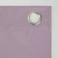 thumbnail image 5 of Sun Zero Ludlow 1-Piece Energy Saving Blackout Grommet Curtain Panel, 54"x95", Lavender, 5 of 10