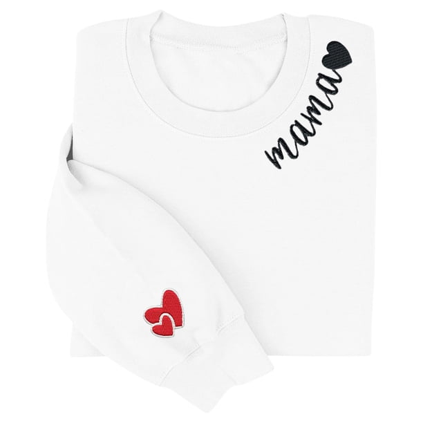 Camiseta con Capucha Suelta de Moda Impresa de Manga Larga para las Mujeres, Camisetas de Manga Larga para las Mujeres Cuello Redondo Casual
