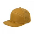 thumbnail image 3 of Men's Performance Baseball Cap Flat Brim Adjustable Snapback Hat Lightweight Breathable Mesh For Outdoor Sports Casual Wear Leisure Yellow - One Size, 3 of 9