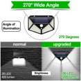 thumbnail image 2 of Lámpara solar 100LED IP65 impermeable exterior, 2 of 5