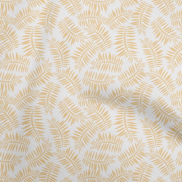 oneOone Rayon Yellow Fabric Tropical Sewing Craft Projects Fabric Prints By Yard 56 Inch Wide