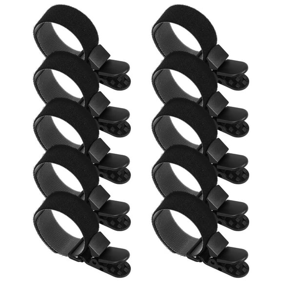 10 Pcs Flagpole Clip Mini Flag Holder Garden Flag Holders for outside Garden Flag Stopper