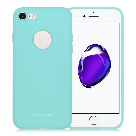 Funda para iPhone 8 con orificio Soft Menta Molan Cano Soft Jelly