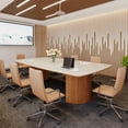 thumbnail image 3 of Tribesigns 6.56 ft Conference Table, Large Rectangle Meeting Table for 8-10 People (Without Chair), 3 of 7