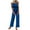 Blue, variant on SHTXOZHI Women;s Off Shoulder Tube Tops Jumpsuit Summer Sleeveless Wide Leg Long Rompers with Pockets