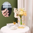 thumbnail image 4 of Metal Frame Tube Vase Tube Glass Planter Terrarium Geometric Metal Frame Vase 19.5x21x7.5cm  Hexagonal, 4 of 4