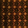 thumbnail image 1 of Ahgly Company Machine Washable Indoor Square Abstract Yellow Modern Area Rugs, 3' Square, 1 of 4