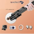 thumbnail image 4 of Innotech SC Trípode Selfie Stick Ajustable de 67 Pulgadas con Control Remoto y Luz Flash Incorporada: Trípode Portátil para iPhone, Android, GoPro, Grabación de Video, Transmisión en Vivo, Vlogging, Fotografía, 4 of 13