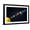 Black Frame, variant on Art.com Solar System Astronomy Banner Art Print by Macrovector, 36" x 24"