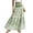 Z217-Green, variant on Summer Skirts for Women Flared Ruffle Striped Breathable Flowy White Maxi Skirt Elastic Waist Summer 2026 Spring Long Skirts
