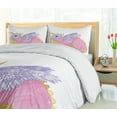 thumbnail image 4 of Ambesonne Cartoon Duvet Cover Sets, Lady Dragon Posing, 2-King, Pale Pink Lavender, 4 of 6