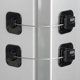 thumbnail image 1 of 2 Pack Refrigerator Lock Fridge Locks For Kids -aqwg, 1 of 5