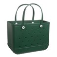 thumbnail image 3 of Bolsas de almacenamiento de playa lavables Color sólido EVA Basket Tote (Verde esmeralda) Likrtyny Para estrenar, 3 of 8