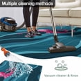 thumbnail image 5 of Ocean Octopus Outdoor Rug 6x9 Ft - Reversible Patio Rug Outdoor Camping Rugs, Coastal Nautical Teal Waves Washable Indoor Outdoor Area Rugs, Non-Slip Outdoor Carpet Runner for Deck/Porch, 5 of 8