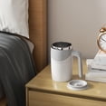 thumbnail image 4 of GUOOL Auto Mixing Coffee Mug Intelligent Mixer Thermal Mug Stainless Steel Auto Mixing Gray Battery Type, 4 of 9