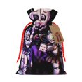 thumbnail image 1 of Pofeuu Five Nights At Freddy'S Print Christmas Gift Bag, Burlap Drawstring Pouch with Kraft Paper Card for Holiday, Party, and Birthday Wrapping-Medium, 1 of 7