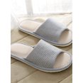 thumbnail image 2 of Women and Men's Comfortable Casual Cotton Flax Slipper Indoor Use, 2 of 5