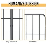 25-Pack 27ft Square Metal Outdoor Fence Panels