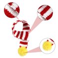 thumbnail image 3 of Christmas Dog Knitted Scarf, for Small Medium Cats Dogs Lovely Winter Outfits - style 1, 3 of 5