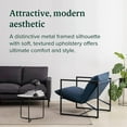 thumbnail image 4 of Zinus Aidan Metal Framed Indoor Sling Accent Chair, 4 of 9