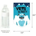 thumbnail image 2 of Big Dot of Happiness Yeti to Party - Abominable Snowman Party or Birthday Party Bunting Banner - Party Decorations - are You Yeti to Party, 2 of 5