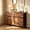 Rust Brown, variant on Kelno 10 Drawers Fabric Cabinet Metal Frame Wide Wood Top Tall Storage Tower TV Stand Clothes Organizer for Bedroom Living Room,Black
