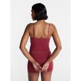 thumbnail image 3 of No Boundaries Cropped Cami Top with Shelf Bra, Women's XXS-XXL, 3 of 5