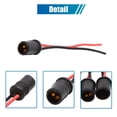 thumbnail image 4 of Unique Bargains 5pcs T10 W5W 168 194 Car Socket Connector Extension LED Wedge Light Base Adapter, 4 of 6