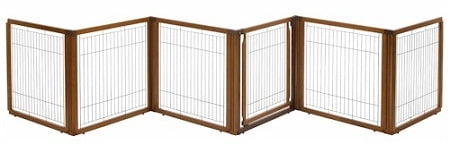 Richell 31.50"H Convertible Elite Dog Gate, Autumn Matte
