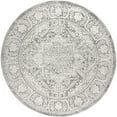 thumbnail image 6 of JONATHAN Y MODERN PERSIAN 3' Round Area Rug, Vintage Medallion - Light Gray, MDP100A-3R, 6 of 6
