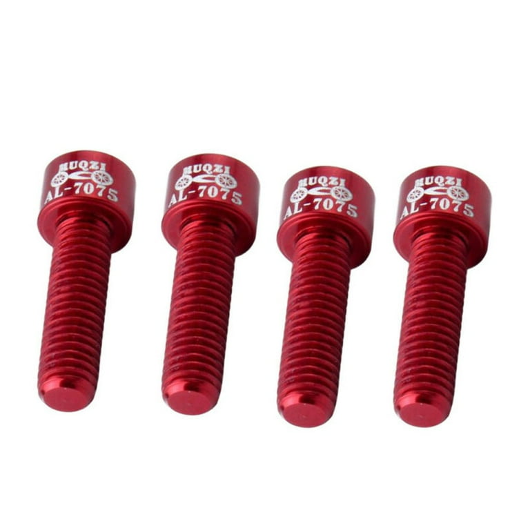 MUQZI 4Pcs Bicycle Headset Stem Bolts MTB Road Bike Screws Rust