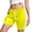 Yellow, variant on WAYUTE Shorts for Women Fashionable Printed Drawstring Shorts Summer Elastic Waist Casual and Lightweight with Pockets
