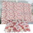 thumbnail image 4 of Miumaeov 6pcs Artificial Flower Wall Silk Rose Artificial Flower Wall 3D Flower Wall Panel Silk Flowers for Event Decor Wedding Backdrop, 4 of 9
